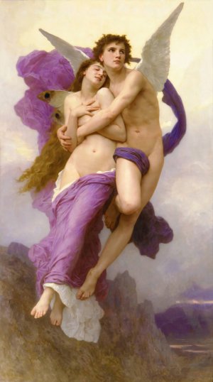 The Abduction of Psyche by William Bouguereau Oil Painting