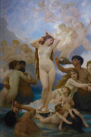 The Birth of Venus by William Bouguereau Oil Painting