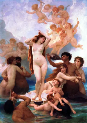 The Birth of Venus painting by William-Adolphe Bouguereau