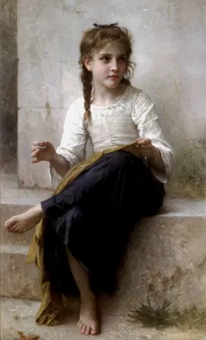 The Dressmaker painting by William-Adolphe Bouguereau