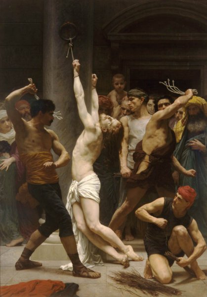 Main Product Photo of The Flagellation of Our Lord Jesus Christ Painting by William-Adolphe Bouguereau