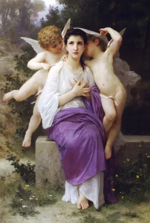 The Heart's Awakening by William-Adolphe Bouguereau - Oil Painting Reproduction