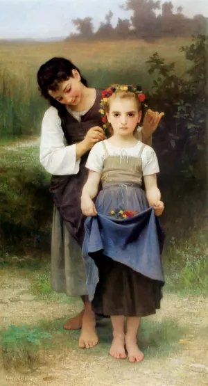 The Jewel of the Fields by William-Adolphe Bouguereau - Oil Painting Reproduction