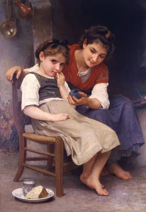 The Little Sulk by William-Adolphe Bouguereau Oil Painting