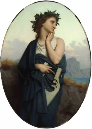 The Muse by William Bouguereau Oil Painting