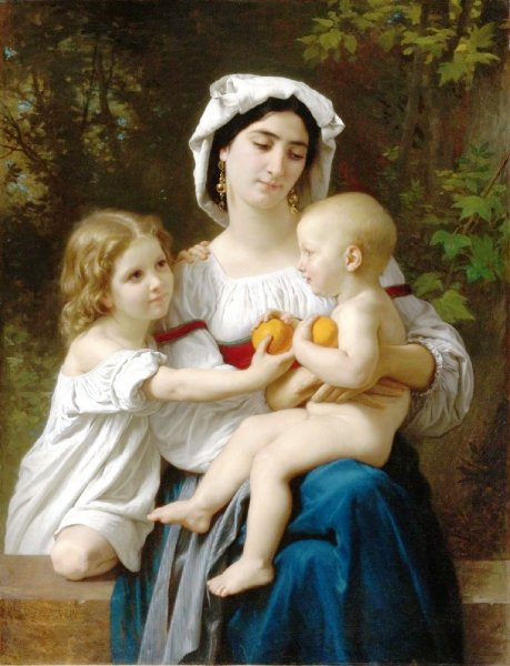 Main Product Photo of The Oranges Painting by William-Adolphe Bouguereau