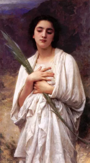 The Palm Leaf by William-Adolphe Bouguereau Oil Painting