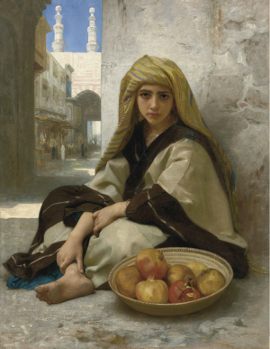 The Pomegranate Seller by William-Adolphe Bouguereau Oil Painting