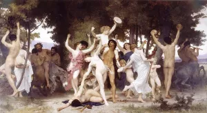 The Youth of Bacchus by William-Adolphe Bouguereau - Oil Painting Reproduction
