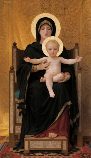 Virgin and Child by William Bouguereau Oil Painting
