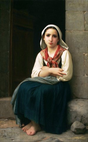 Yvonnette by William-Adolphe Bouguereau Oil Painting