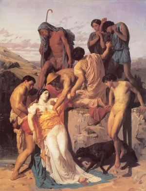Zenobia Found by Shepherds on the Banks of the Araxes by William-Adolphe Bouguereau - Oil Painting Reproduction