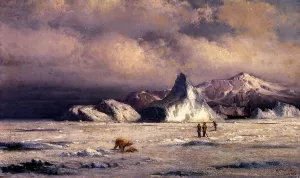 Arctic Invaders by William Bradford - Oil Painting Reproduction
