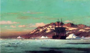 Arctic Scene Oil painting by William Bradford