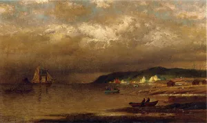 Coast of Newfoundland painting by William Bradford