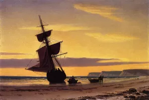 Coastal Scene by William Bradford Oil Painting
