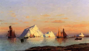 Fishermen off the Coast of Labrador by William Bradford - Oil Painting Reproduction