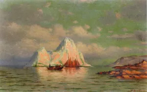 Fishing Boats on the Coast of Labrador painting by William Bradford