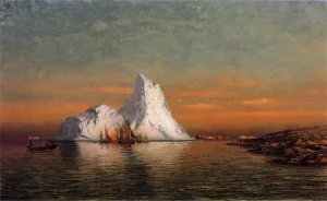 Fishing Fleet off Labrador painting by William Bradford