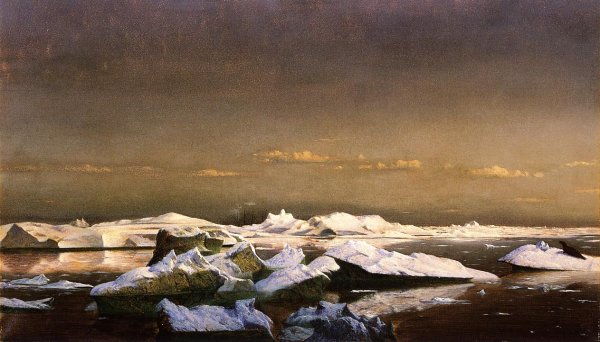 Main Product Photo of Floe-Ice Painting by William Bradford