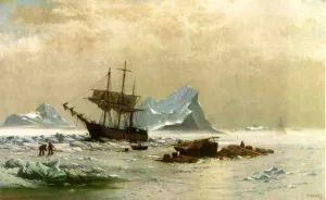 Ice Floes painting by William Bradford