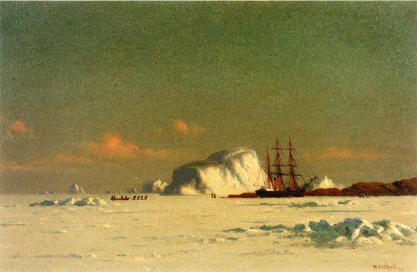 Main Product Photo of In the Arctic Painting by William Bradford