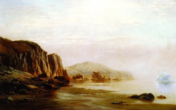 Low Tide, Labrador by William Bradford - Hand-Painted Oil Painting Reproduction