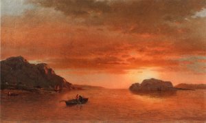 Men Fishing in a Cove, Labrador by William Bradford Oil Painting