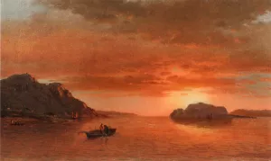 Men Fishing in a Cove, Labrador by William Bradford Oil Painting