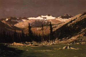 Mount Lyell Above Yosemite Oil painting by William Bradford