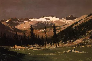 Mount Lyell Above Yosemite Oil painting by William Bradford