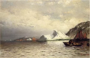 Pulling in the Nets by William Bradford - Oil Painting Reproduction