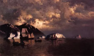 Seiners off the Coast of Labrador by William Bradford - Oil Painting Reproduction