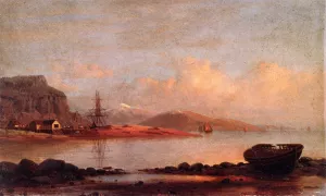 Sunset of the Labrador Coast by William Bradford - Oil Painting Reproduction