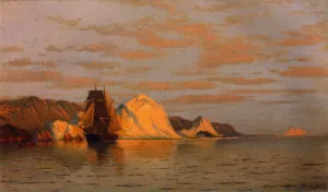 The Ice Blockade on the Labrador Coast painting by William Bradford