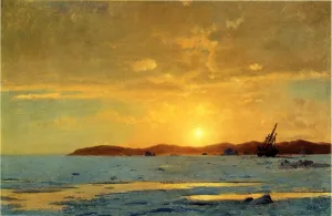 The Panther, Icebound by William Bradford Oil Painting