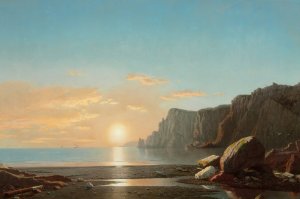 View of Northern Head at Sunrise in the Bay of Fundy by William Bradford Oil Painting