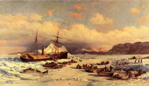 Voyage by William Bradford - Oil Painting Reproduction
