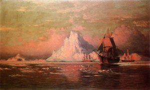 Whalers After the Nip in Melville Bay by William Bradford Oil Painting