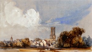 Aix, Bouche Du Rhone by William Callow Oil Painting
