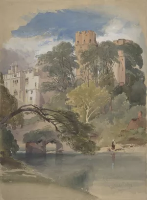 Caesar's Tower, Warwick Castle by William Callow Oil Painting