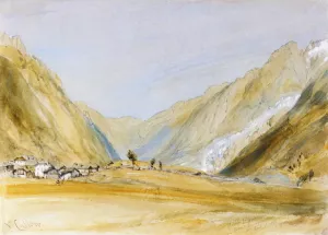 Glacier du Bois, Chamonix painting by William Callow
