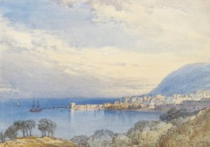 Menton, France by William Callow Oil Painting