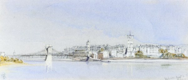Valence, on the Rhone by William Callow - Hand-Painted Oil Painting Reproduction