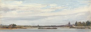 View of Paris from Charenton by William Callow Oil Painting