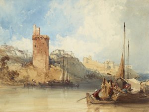Villeneuve lez Avignon by William Callow Oil Painting