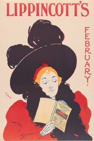 Lippincott's February by William Carqueville Oil Painting