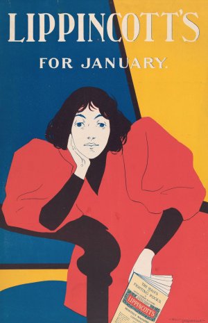 Lippincott's January by William Carqueville Oil Painting