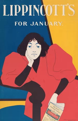 Lippincott's January by William Carqueville Oil Painting