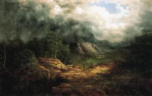 Storm Over the Blue Ridge by William Charles Anthony Frerichs - Oil Painting Reproduction